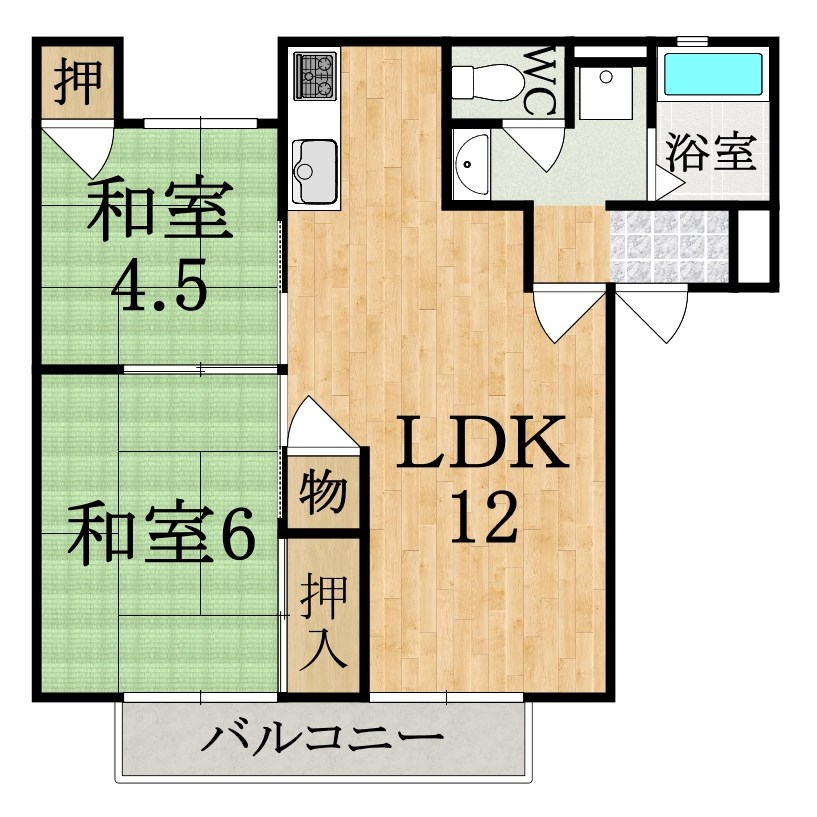 ロワールハイツの間取り