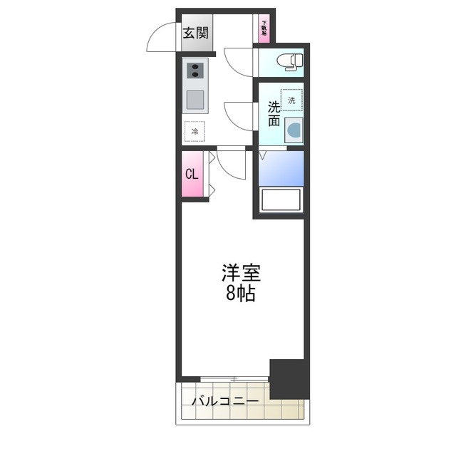 S-RESIDENCE堺市駅前の間取り