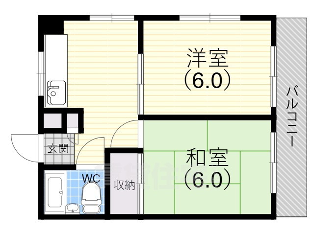 カーサ上甲子園の間取り