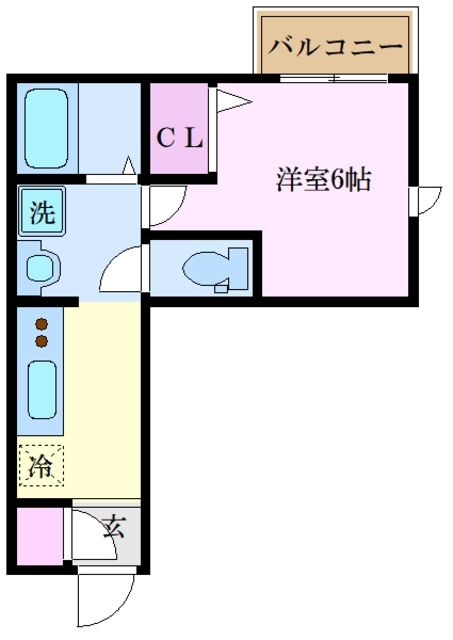 【メゾングレイスの間取り】