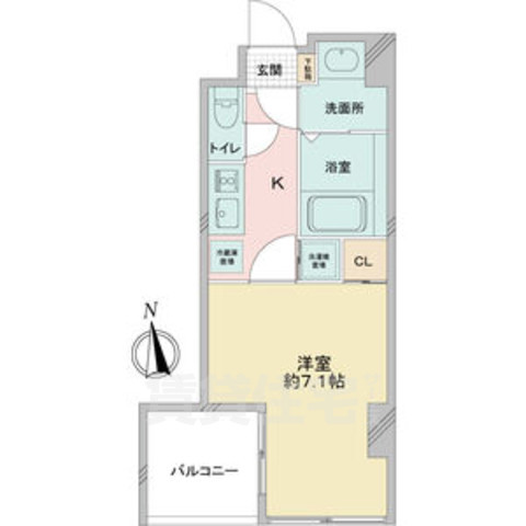 名古屋市昭和区鶴舞のマンションの間取り