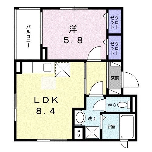 ｓｃｉｍｉａ　ｌｕｃｅの間取り