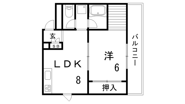 オータスビレッジの間取り