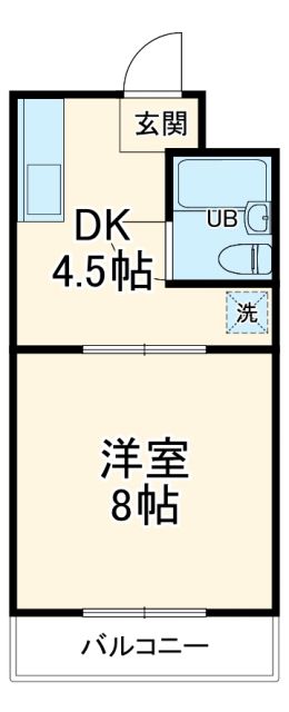 浜松市浜名区細江町気賀のマンションの間取り