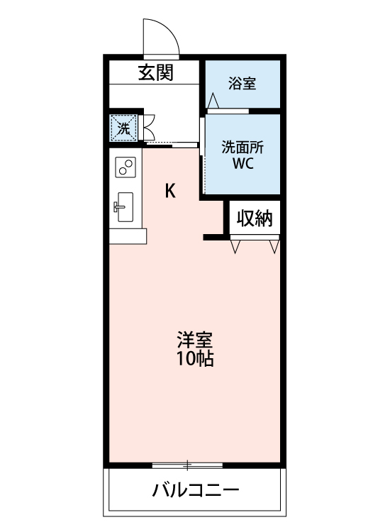 マンションコーシン駅前の間取り