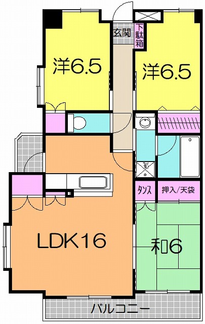 フォーレストンIIの間取り