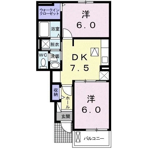 エスペール２１　吉野Ｃの間取り