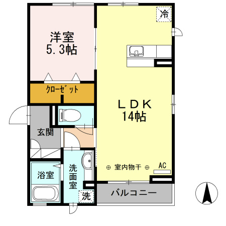 ステラカーサの間取り