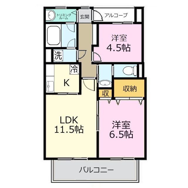 アコルデ東台の間取り