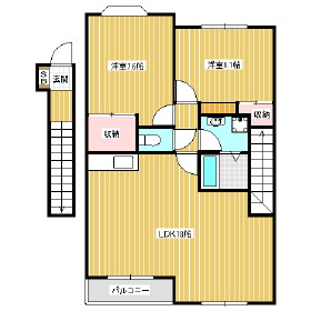 リナシメント福岡の間取り