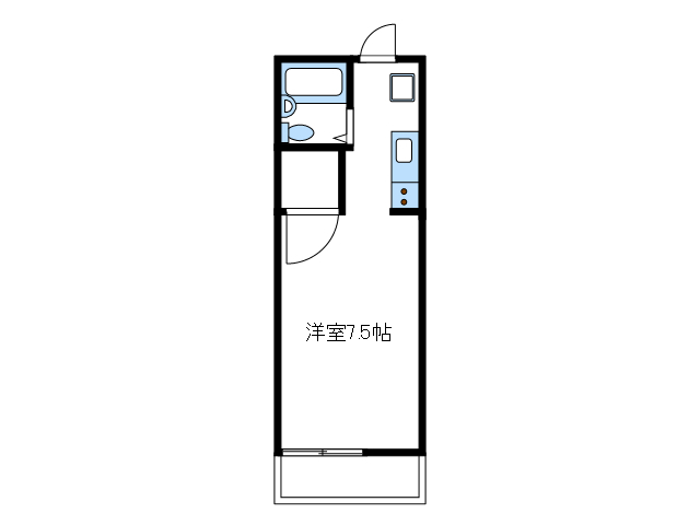 厚木市山際のアパートの間取り