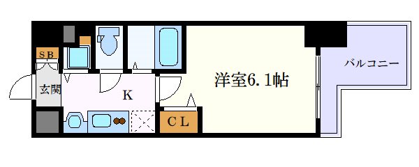 プレサンス錦プレミアムの間取り