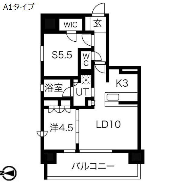 ミュプレ上前津の間取り