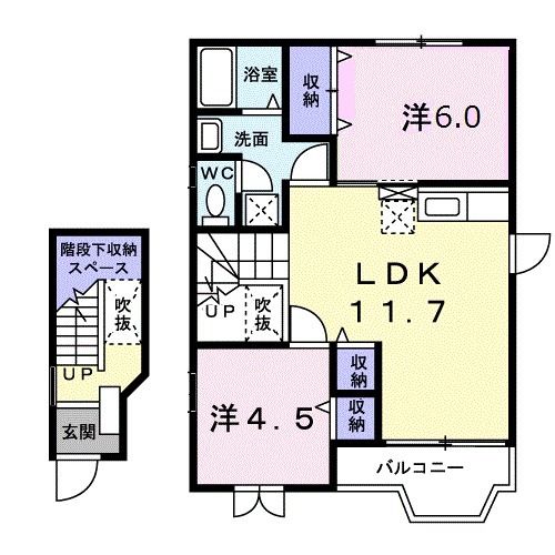 Ｐｏｉｎｔ２４２　Ｂ棟の間取り