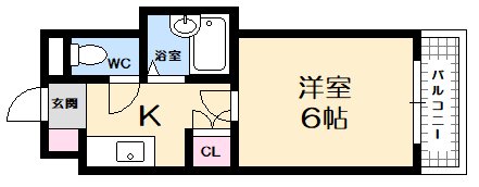 広島市西区古江新町のマンションの間取り