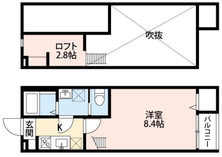 サンテラス浜野の間取り