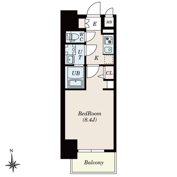 S-RESIDENCE尾頭橋beauteの間取り