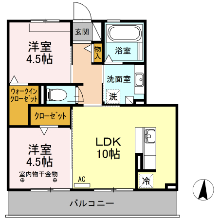 リヴェールの間取り