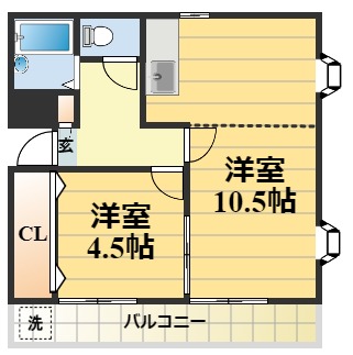 メゾンドポエジーの間取り