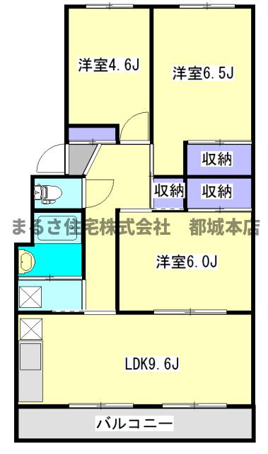 NJ北原の間取り