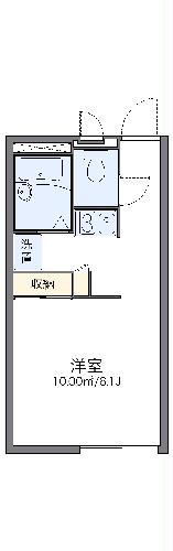 レオパレス北国分の間取り