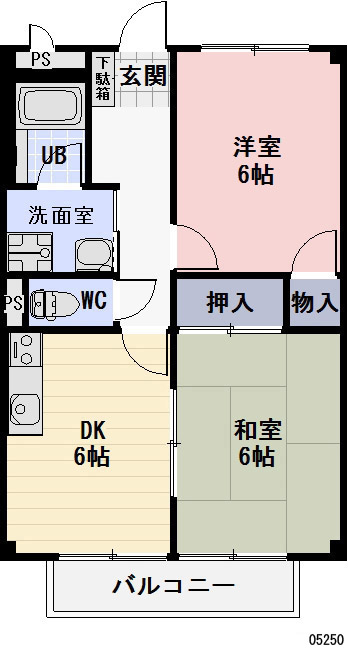 Ｐｒｏｍｅｎａｄｅ　Ａｏｋｉ　Ａの間取り