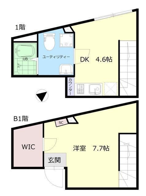 コンフォーリアの間取り