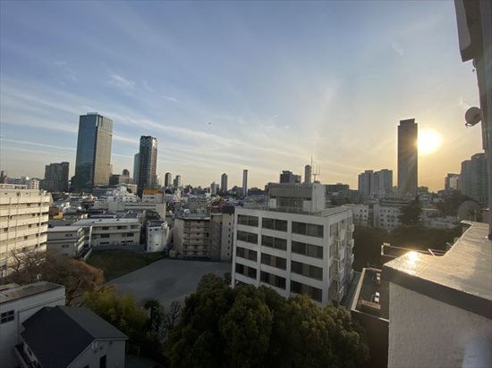 【港区赤坂のマンションの眺望】