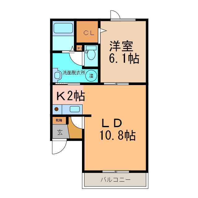 アレーズ161の間取り