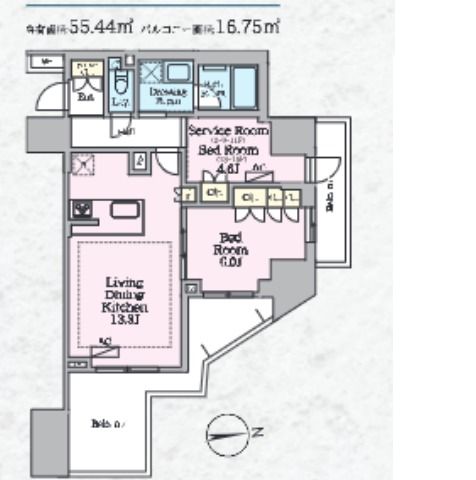 ラグゼナ八王子寺町の間取り