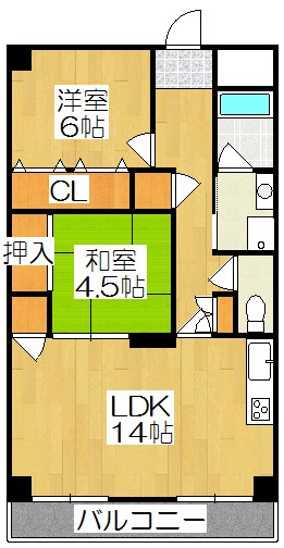 エリセオびわ湖の間取り