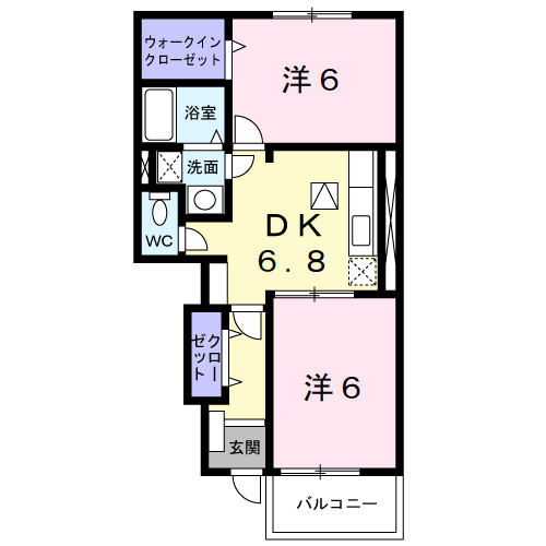 エスポワールの間取り