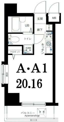 グリフィン横浜・コアシティの間取り