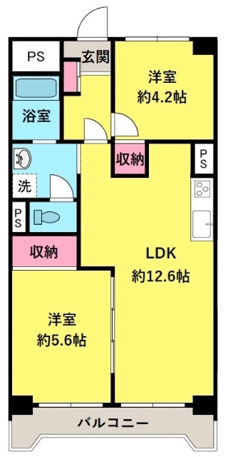 ハイネス川口の間取り
