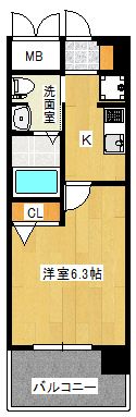 SWISS梅田東の間取り