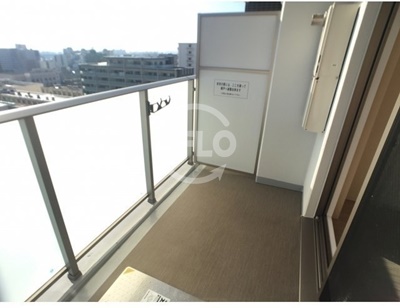 バルコニー　エスリード難波レジデンス　風呂