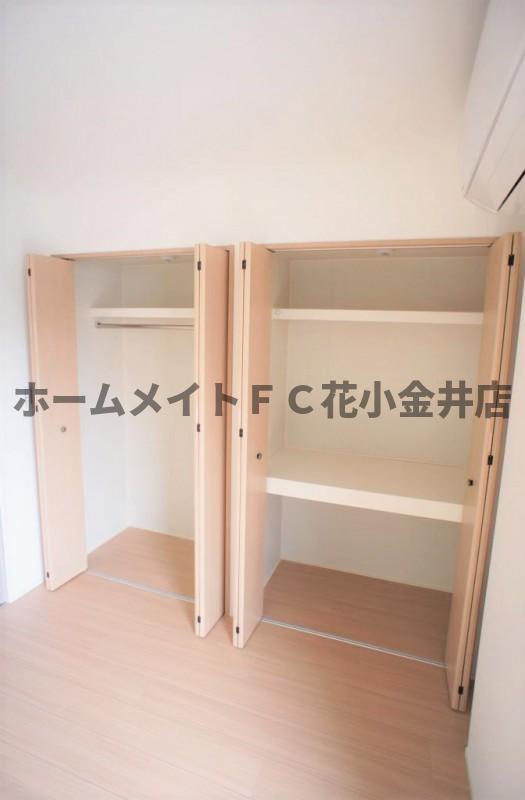 収納　ちょっとした収納スペースも充実しています