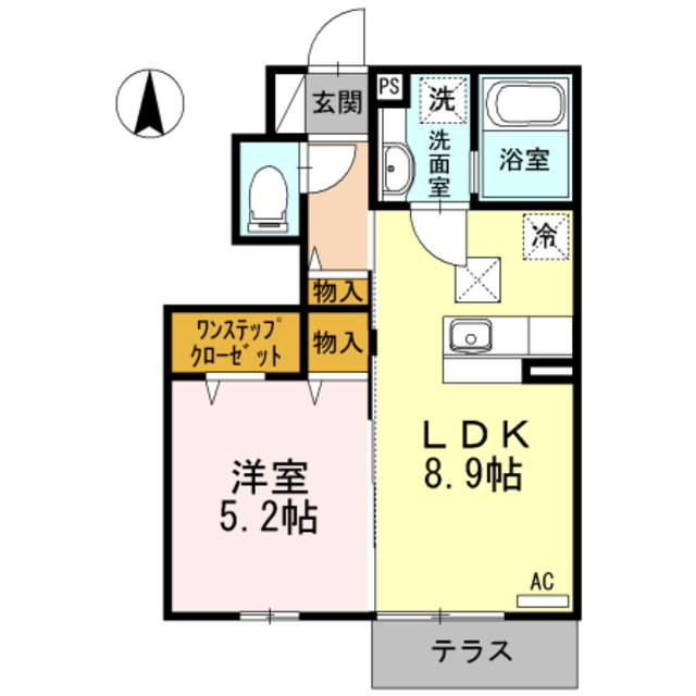 プランドールの間取り写真