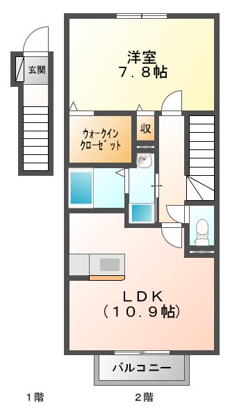 ベルフォレストの間取り