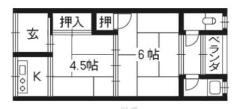 むつみハイツの間取り