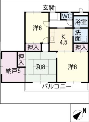 ドゥー　ロジュマンの間取り