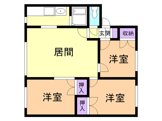 エメラルド410(大)の間取り