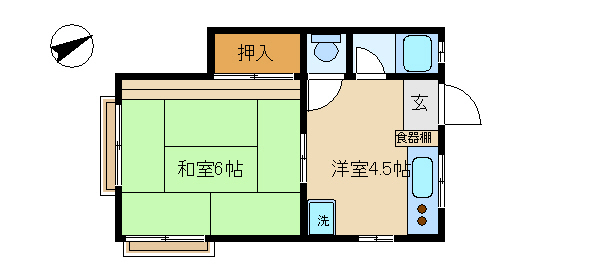 第５キリハイムの間取り