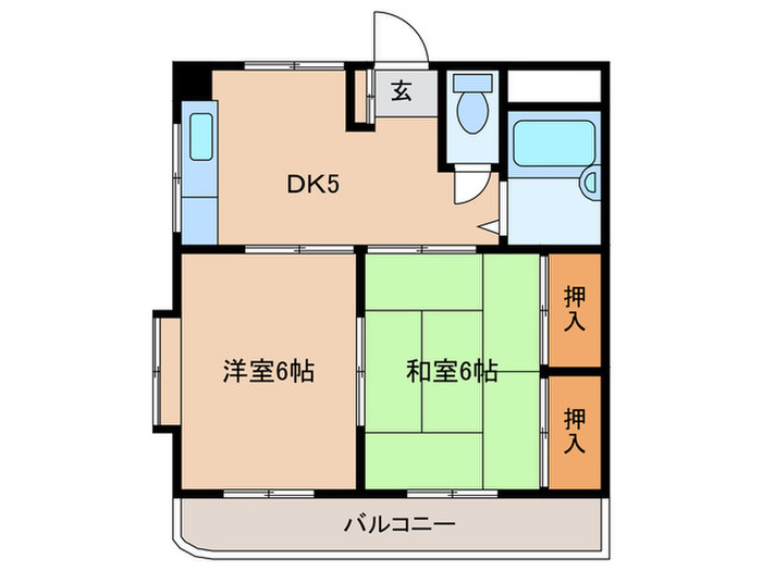 サンパレス２１東園田IIIの間取り