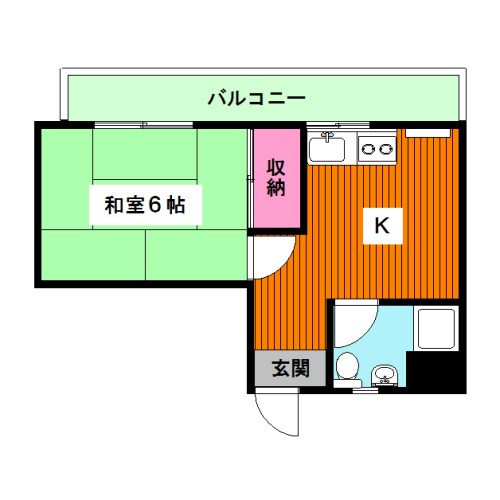 目黒区洗足のマンションの間取り