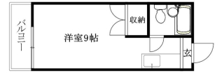 松山市緑町のマンションの間取り