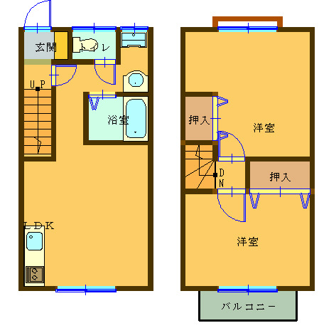 メゾンアビエスの間取り