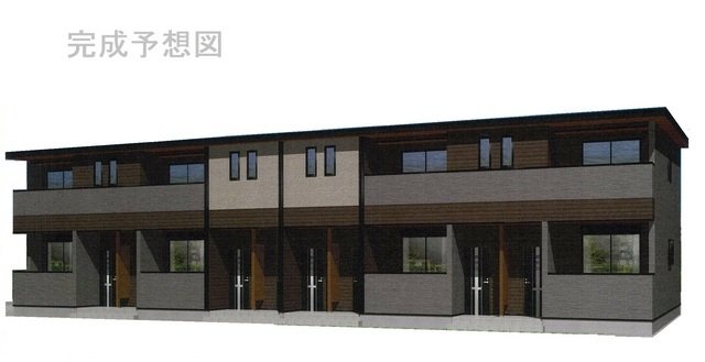 【豊川市西香ノ木町のアパートの建物外観】