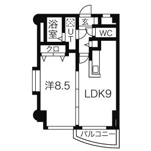 メビウスA.K.の間取り