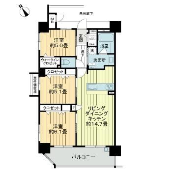 アルファステイツおもろまちの間取り